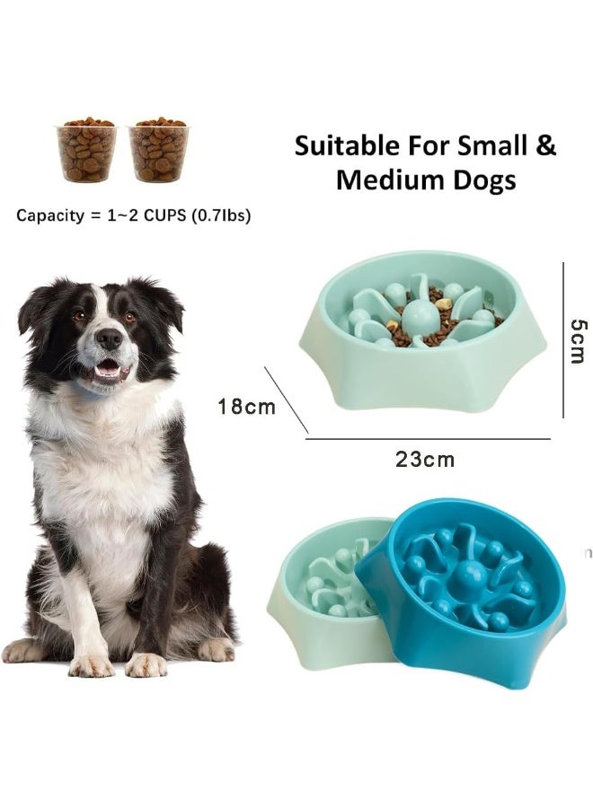 NeoStyle Slow Feeder Dog Bowls, Food and Water Slow Bowl, Puppy Bowl, Perfect for Medium Small Dogs and Cats - Image 2