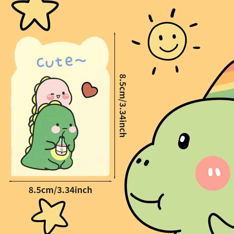 Winterworm 20Pcs Mini Notebook for KidsAnimal Notebooks Pocket Notepads 47 x 34 Small Journal Panda Bear Dinosaur Horizontal Line Notebooks for Office Home Travel Student Memo Notepads School Supplies Unknown Binding - Image 3