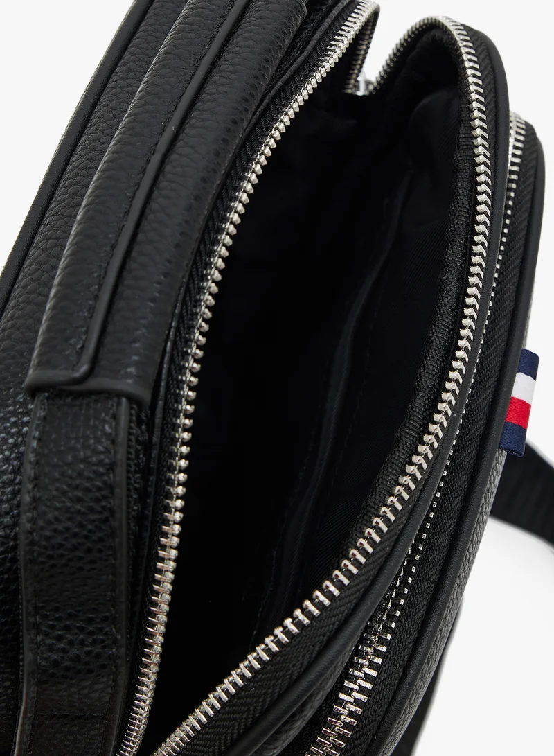 Robert Wood Webbing Detail Casual Crossbody Mesenger Bag