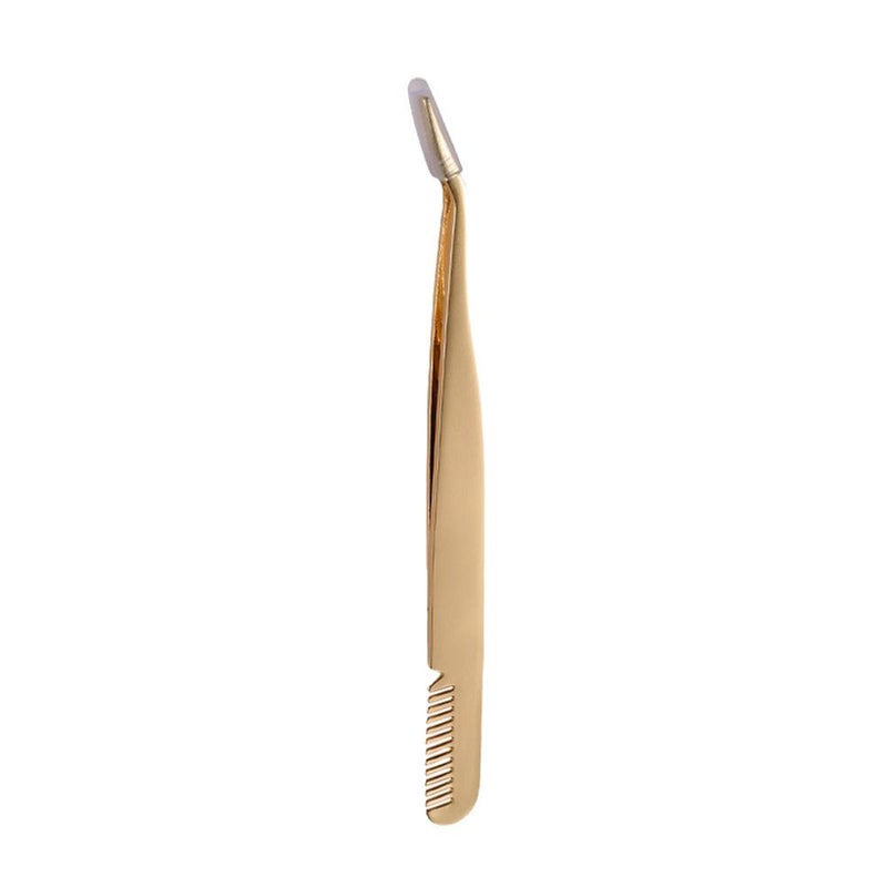 Stainless steel eyelash curler, false eyelash curler, eyebrow tweezers, lash extension aid - Image 5