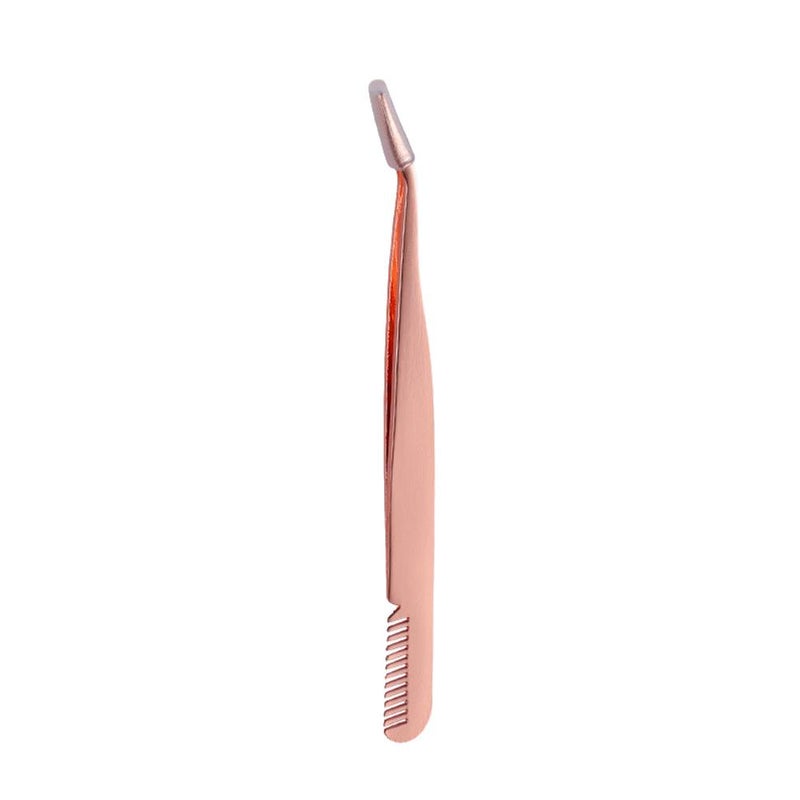 Stainless steel eyelash curler, false eyelash curler, eyebrow tweezers, lash extension aid - Image 4