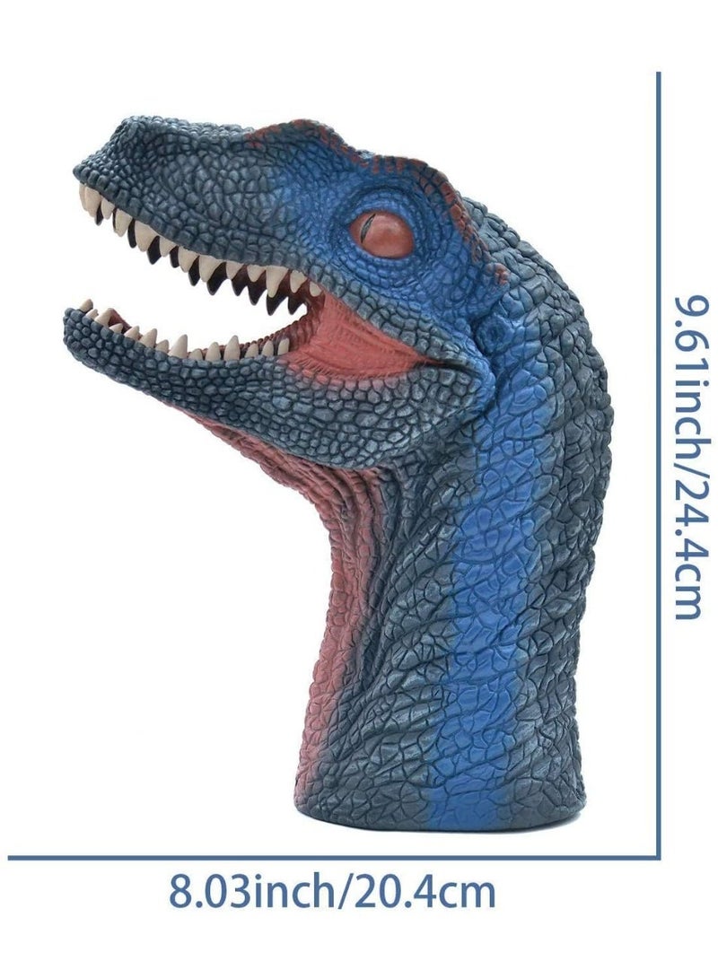 Dinosaur Toys Velociraptor Dinosaur Hand Puppets Role Play Gift Toy and Party Supplies for Kids - Image 4