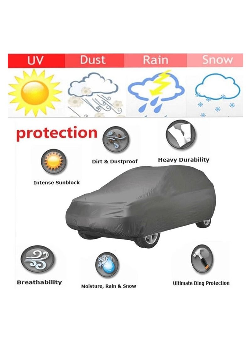 غطاء سيارة سانتا في مقاوم للماء ، غطاء حماية جسم السيارة ، غطاء سيارة سانتا في مقاوم للماء - Image 5