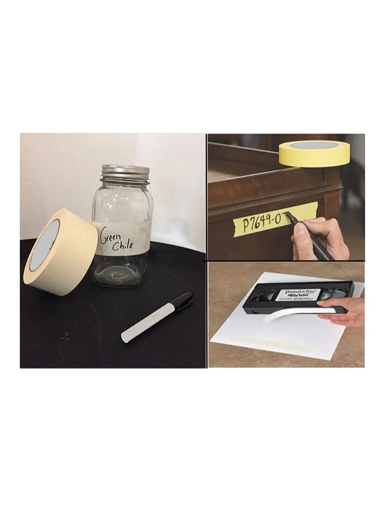 APAC High Temperature Masking Tape for Automotive Use, Painters Tape (1 Inch x 30 Yds, 3 Rolls) - Image 3