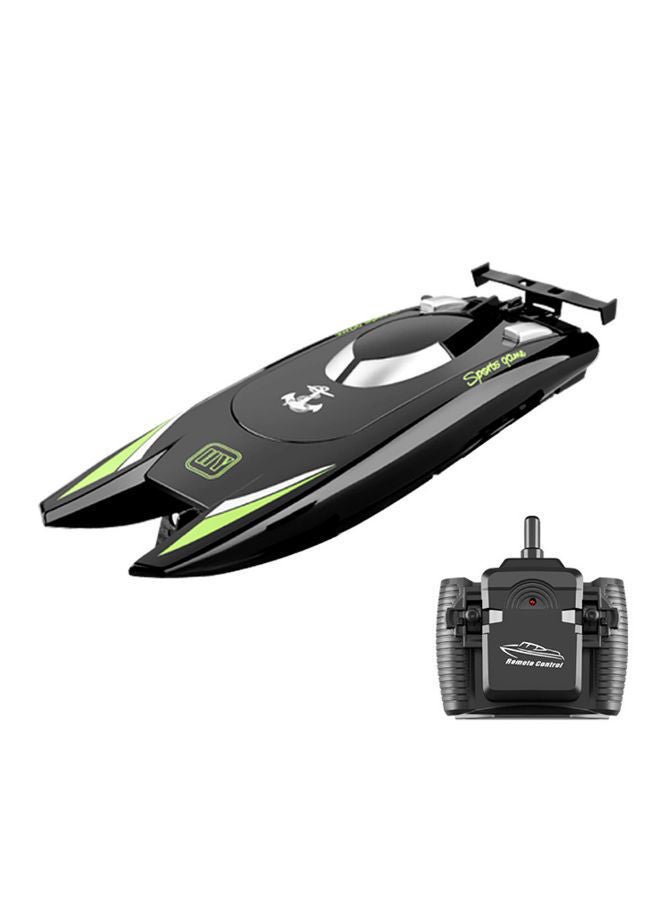 NIBEMINENT High Speed Two Channel Remote Control Racing Boat Set 39.7 x 14.5centimeter - Image 1