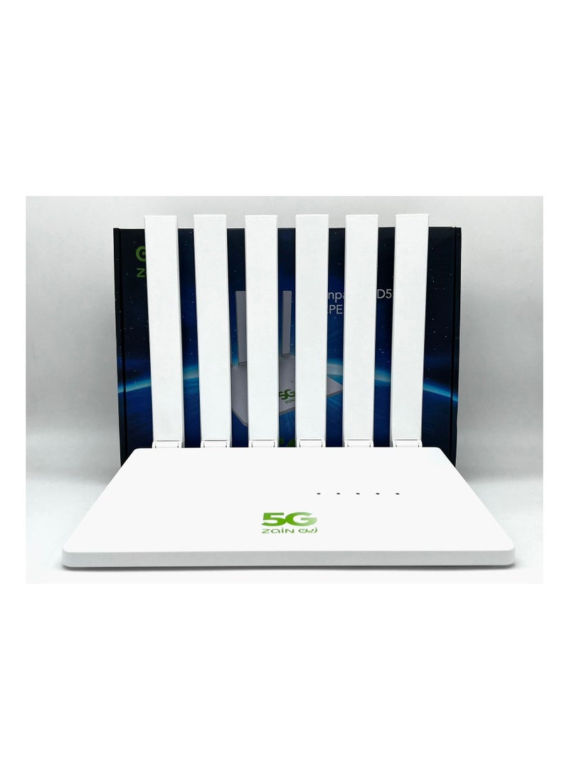 greenpacket - 5G router from Zain, Green Packet brand, high speed and quality, with antenna - Image 1
