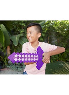 Mattel Games Mattel Minecraft Enchanted Sword, Kid-Sized Wearable Accessory for Role-Play & Costumes  - Image 2