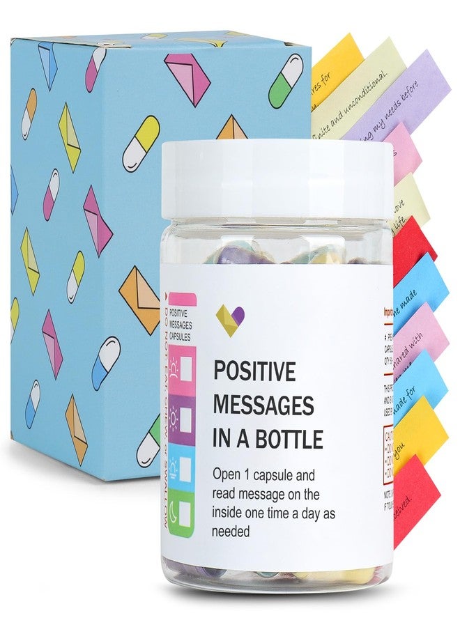 KBFUSHI Positive Messages in a Bottle, Daily Affirmations for Women, Relaxing Gifts For Women Men,Stress Relief Get Well Soon,Encouragement/Inspirational Gifts. - Image 1
