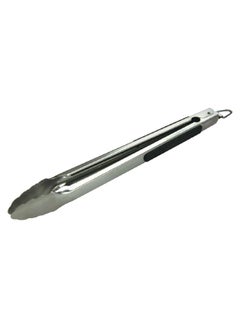 Grill Mark Stainless Steel Barbecue Tong with Soft Grip Handle Silver and Black 4.45 X 3.81 X 39.37 cm 40255  - Image 2