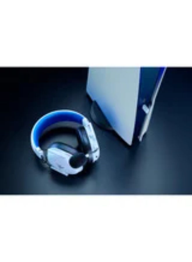 Razer BlackShark V3 X HyperSpeed Wireless Gaming Headset for PlayStation & Multi‑Platform , 2.4 GHz Wireless, Bluetooth, USB , TriForce 50 mm Drivers, Up to 70 Hr Battery - White | RZ04-05420500-R3G1 - Image 4