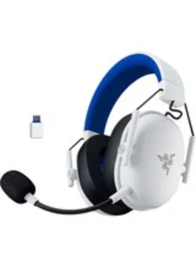 Razer BlackShark V3 X HyperSpeed Wireless Gaming Headset for PlayStation & Multi‑Platform , 2.4 GHz Wireless, Bluetooth, USB , TriForce 50 mm Drivers, Up to 70 Hr Battery - White | RZ04-05420500-R3G1 - Image 2