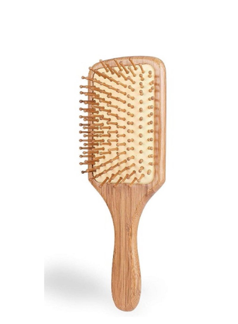 فرشاة شعر من الخشب ملائمة لجميع انواع الشعر للرجال والنساء والأطفال لشعر اكثر جمالا ونعومة - Image 1