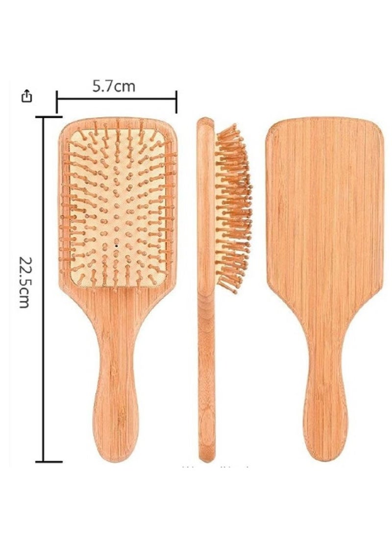 فرشاة شعر من الخشب ملائمة لجميع انواع الشعر للرجال والنساء والأطفال لشعر اكثر جمالا ونعومة - Image 3