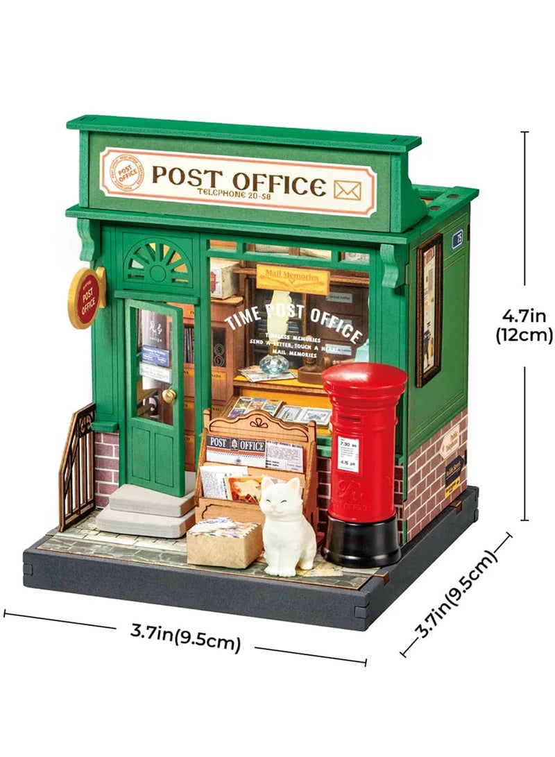 Rolife مجموعة بناء منزل مصغرة DIY - مكتب البريد القرن - Image 5