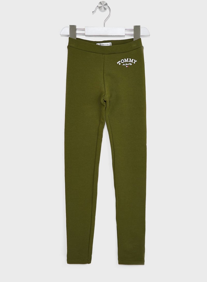 TOMMY HILFIGER Kids Logo Essential Leggings - Image 1