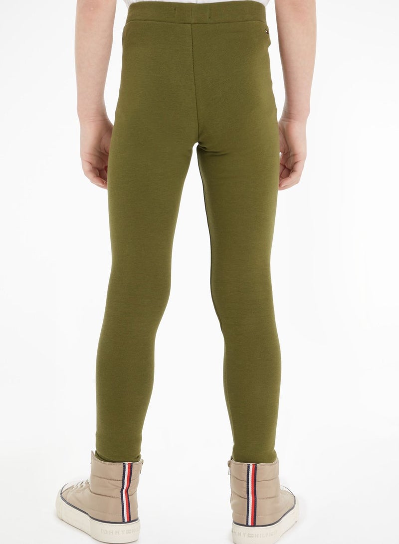 TOMMY HILFIGER Kids Logo Essential Leggings - Image 4