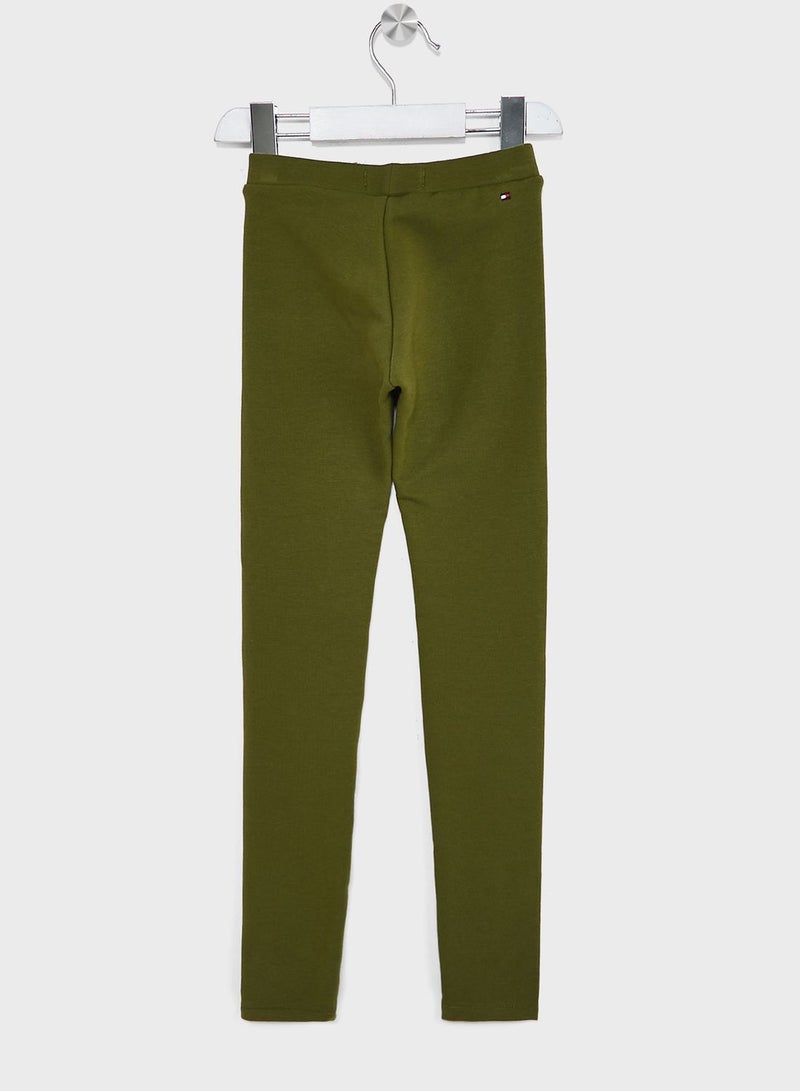 TOMMY HILFIGER Kids Logo Essential Leggings - Image 2