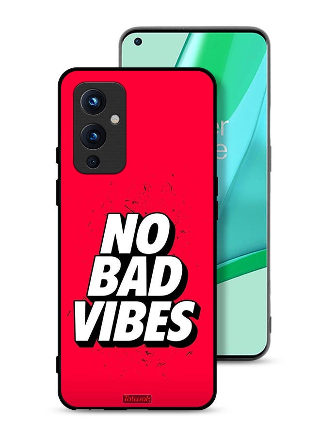 Tolwak OnePlus 9 5G Protective Case Cover No Bad Vibes - Image 1