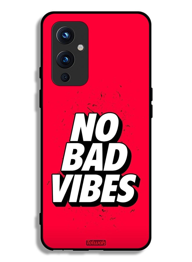 Tolwak OnePlus 9 5G Protective Case Cover No Bad Vibes - Image 2