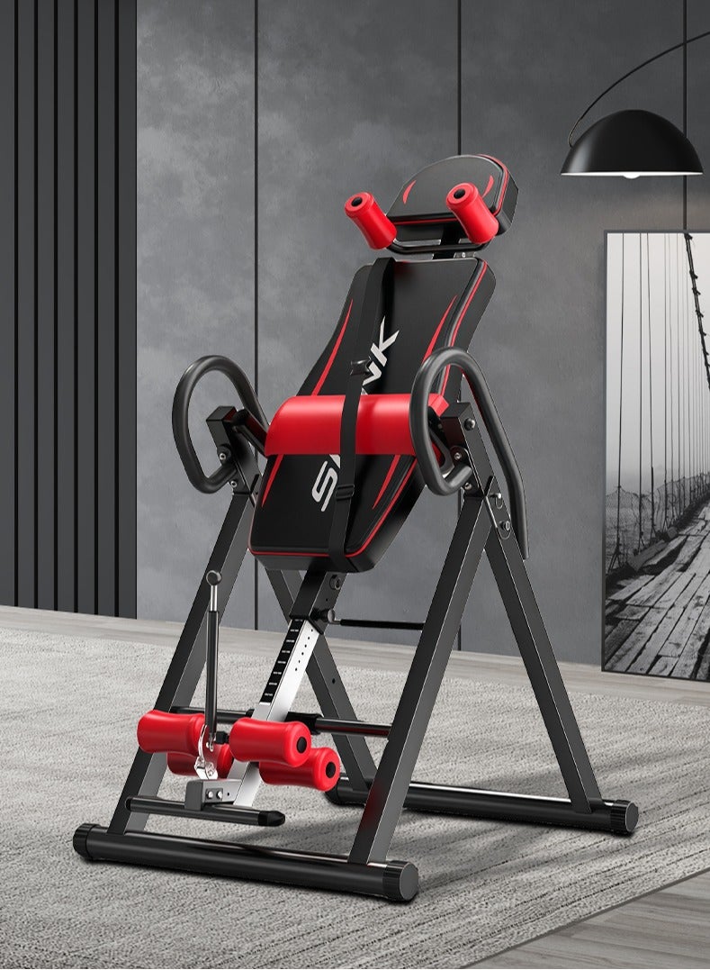 Home Fitness Equipment,Inverted Table,Parts Inversion Table Back Therapy Fitness Back Pain Relief, Adjustable Folding Therapy Back Inversion Table for Home Exercise - Image 1