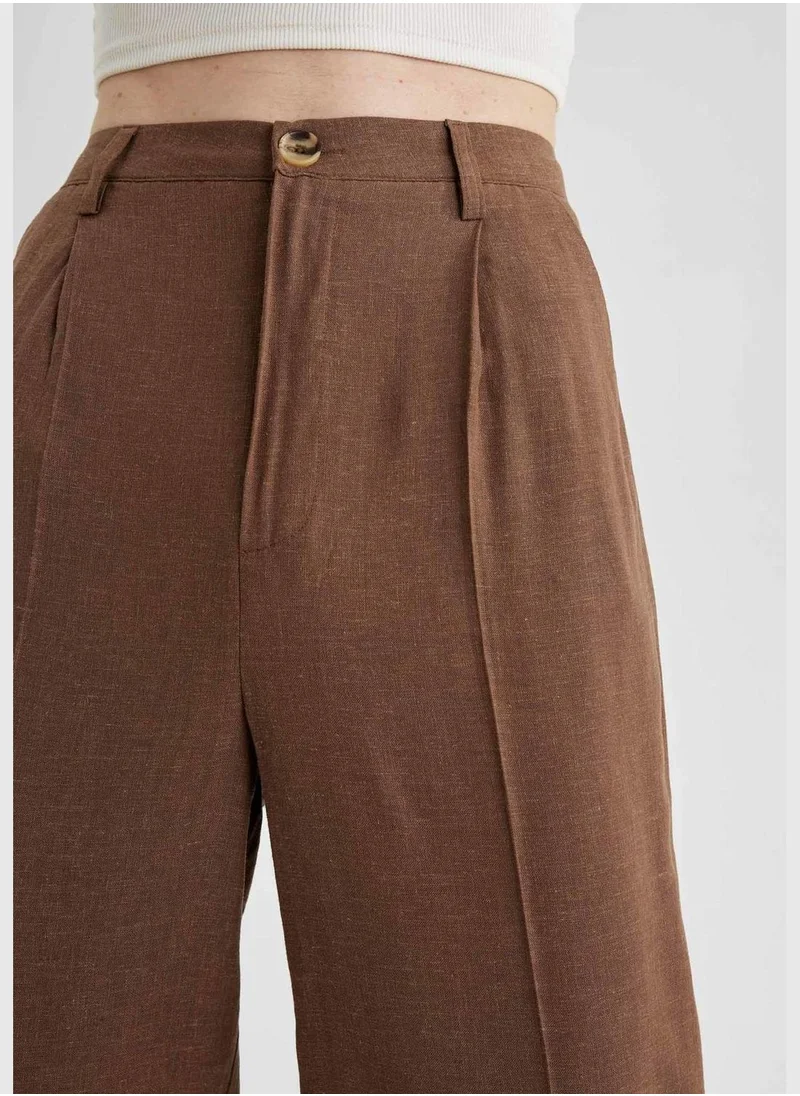 DeFacto Woman Wide Leg Woven Trousers