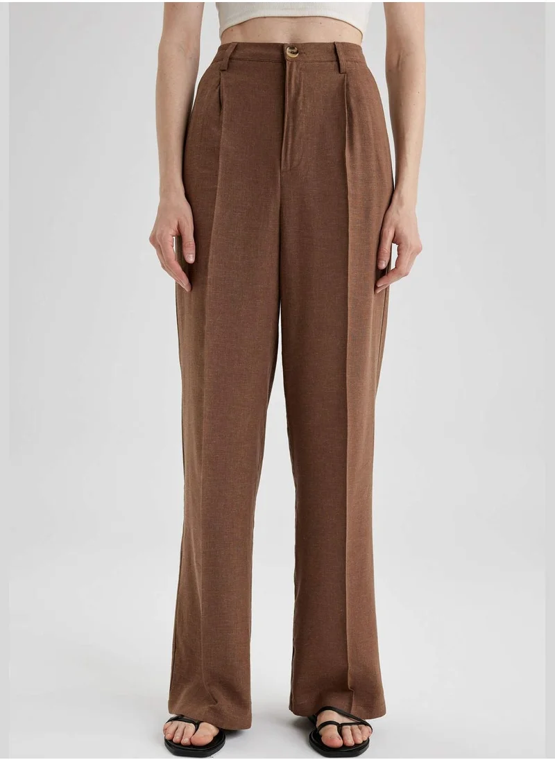 DeFacto Woman Wide Leg Woven Trousers