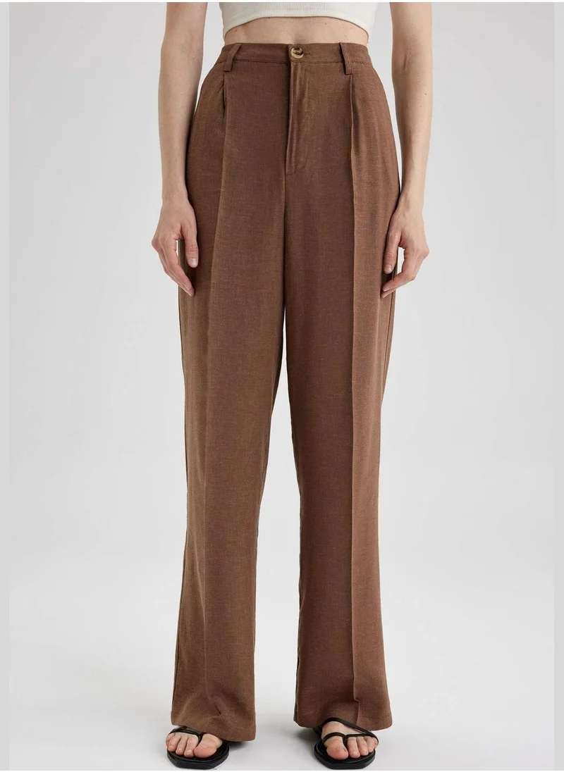 DeFacto Woman Wide Leg Woven Trousers