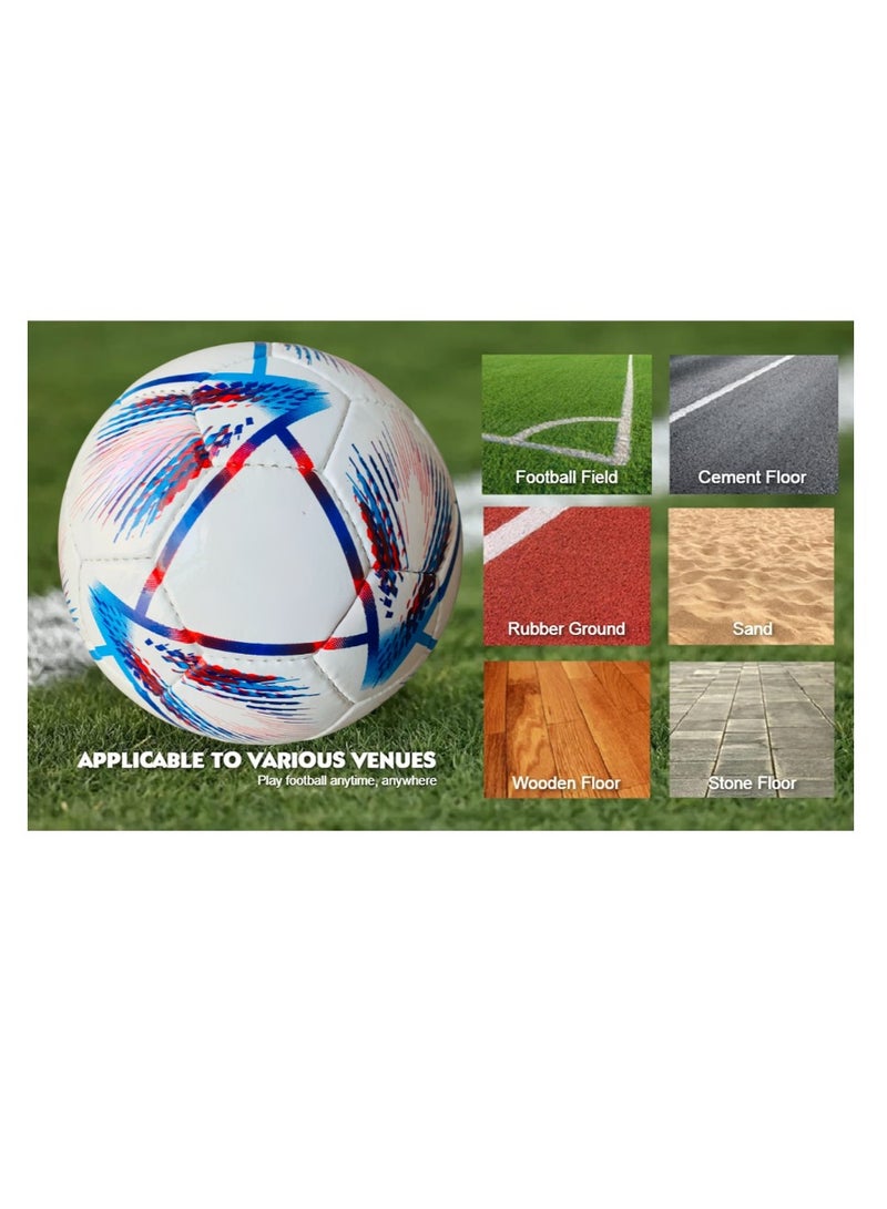 ALLKING Soccer Football Ball - Pro Football Quality - Size 5 - High Performance Precision and Control - Durable for Matches and Training - Image 4