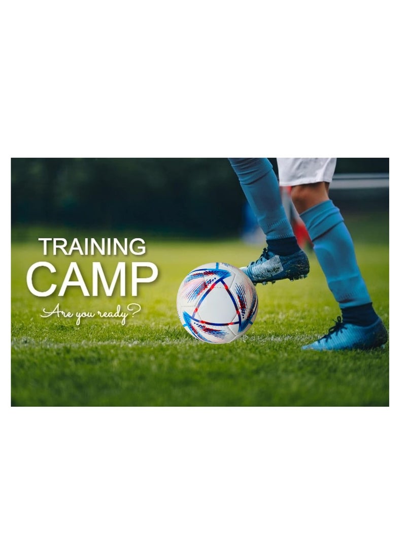 ALLKING Soccer Football Ball - Pro Football Quality - Size 5 - High Performance Precision and Control - Durable for Matches and Training - Image 5