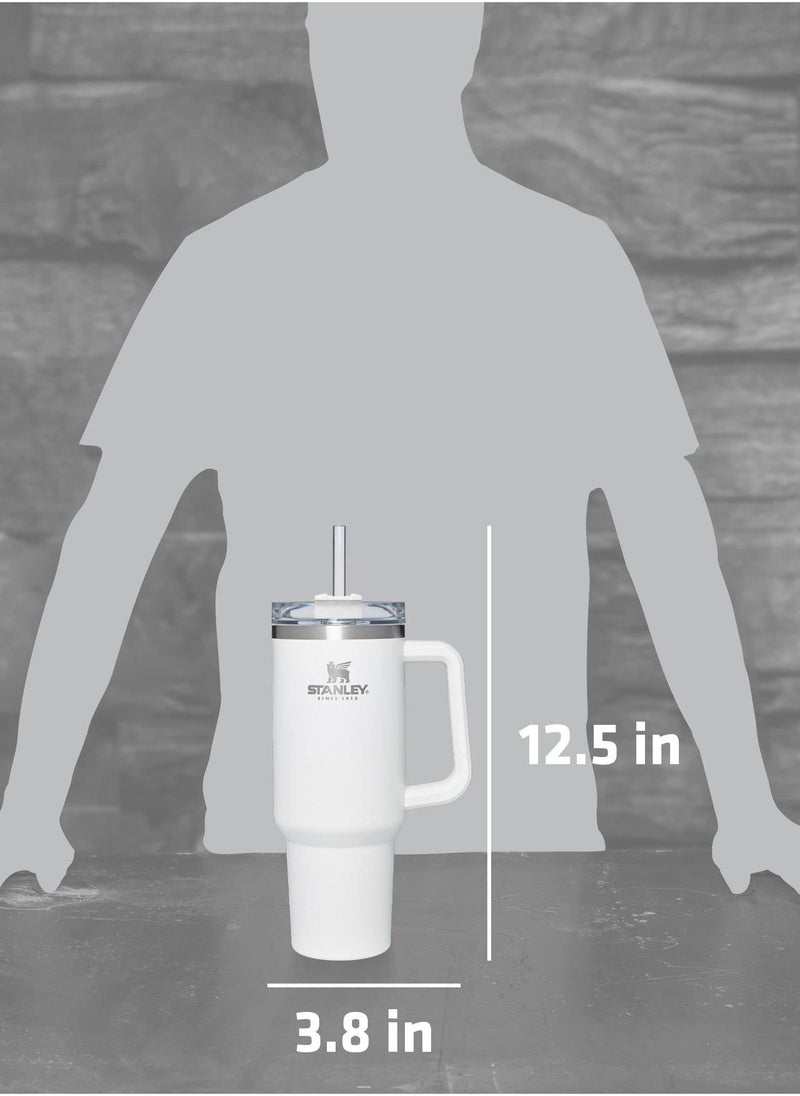 Stanley - Stanley Quencher Stainless Steel Vacuum Insulated Tumbler with Lid and Straw for Water, Iced Tea or Coffee, Smoothie and More, 40 oz - Image 1