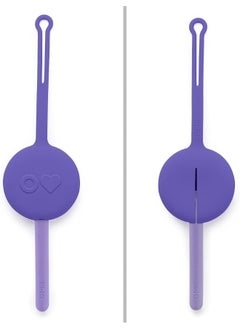 OMIE OmieBox Kids Utensils Set with Case - 2 Piece Plastic, Reusable Fork and Spoon Silverware with Pod for Kids (Lilac)  - Image 3