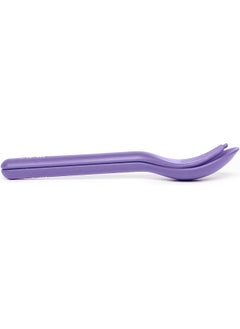 OMIE OmieBox Kids Utensils Set with Case - 2 Piece Plastic, Reusable Fork and Spoon Silverware with Pod for Kids (Lilac)  - Image 5