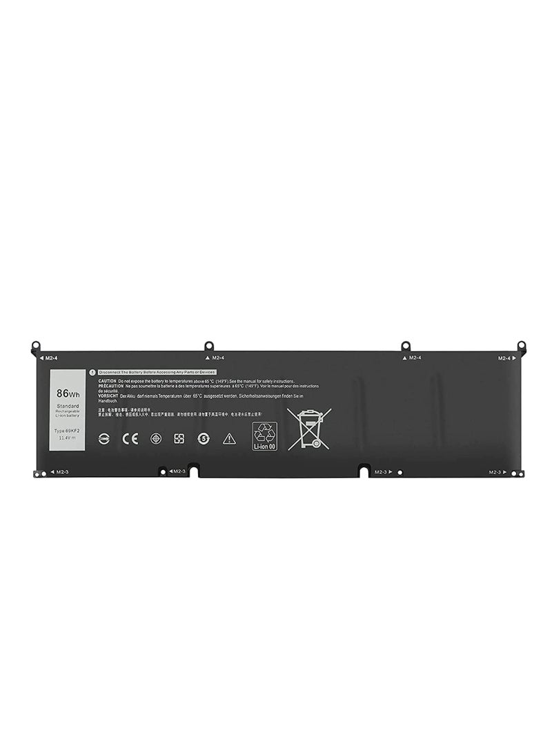 New Replacement Laptop Battery 11.4V 86Wh 69KF2 Compatible with Dell Alienware M15 M17 R3 Precision 5550 XPS 15 9500 8FCTC 70N2F M59JH Series - Image 1