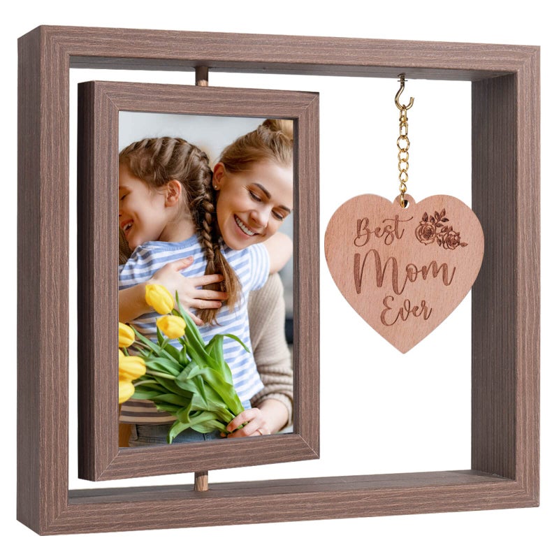 Ithmahco Mothers Day Gifts from Daughter 4x6 Personalized Picture Frame Mom Photo Frame Birthday Gifts for Moms Mothers Day Picture Frames Gift Ideas for Best Mom Ever