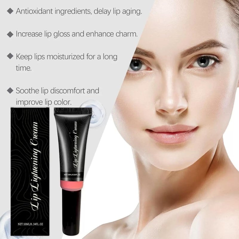 Lipfidence,10ml Lip Scrub,Lip Lightening for Dark Lips,Lip Scrub for Dark Lips,Natural Lip Balm to Brighten & Moisturize, Long Lasting Hydration for,Lipstick,Suitable for Women and Men - Image 5