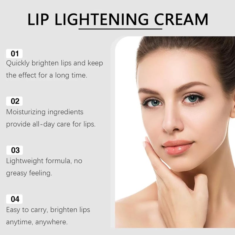 Lipfidence,10ml Lip Scrub,Lip Lightening for Dark Lips,Lip Scrub for Dark Lips,Natural Lip Balm to Brighten & Moisturize, Long Lasting Hydration for,Lipstick,Suitable for Women and Men - Image 4