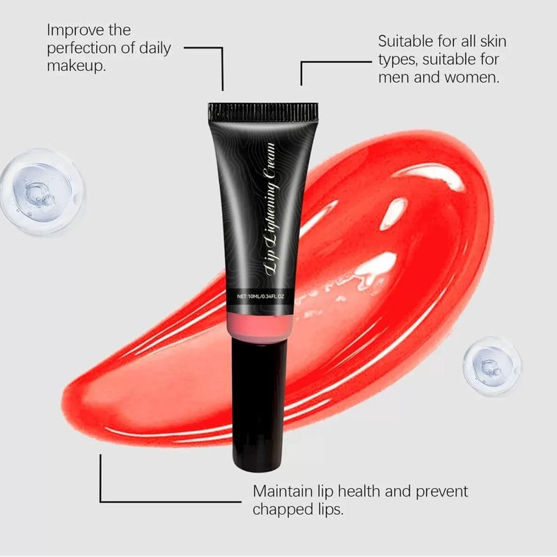 Lipfidence,10ml Lip Scrub,Lip Lightening for Dark Lips,Lip Scrub for Dark Lips,Natural Lip Balm to Brighten & Moisturize, Long Lasting Hydration for,Lipstick,Suitable for Women and Men - Image 2
