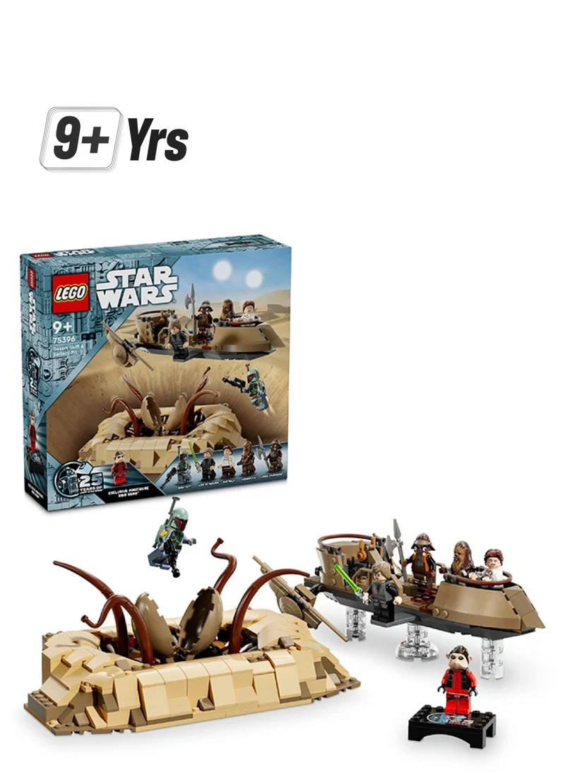 ليغو Star Wars: Return Of The Jedi Desert Skiff & Sarlacc Pit Collectible Building Set, Buildable Toy Vehicle Playset For Kids, Fun Gift For Boys, Girls And Any Fans 75396 (558 Pieces)