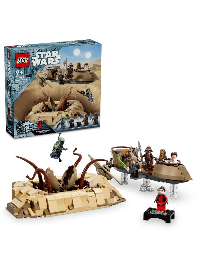 LEGO Star Wars Desert Skiff & Sarlacc Pit Building Toy 75396 (Age 9+, 558 Pieces) - Image 1