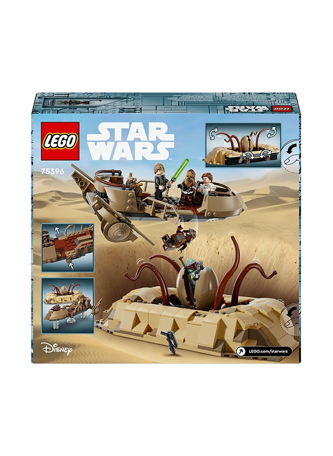 LEGO Star Wars: Return Of The Jedi Desert Skiff & Sarlacc Pit Collectible Building Set, Buildable Toy Vehicle Playset For Kids, Fun Gift For Boys, Girls And Any Fans 75396 (558 Pieces)  - Image 3