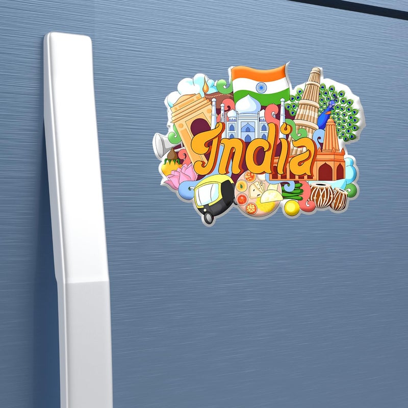 Click n ship Multicolor India Fridge Magnet for Kitchen - Image 2