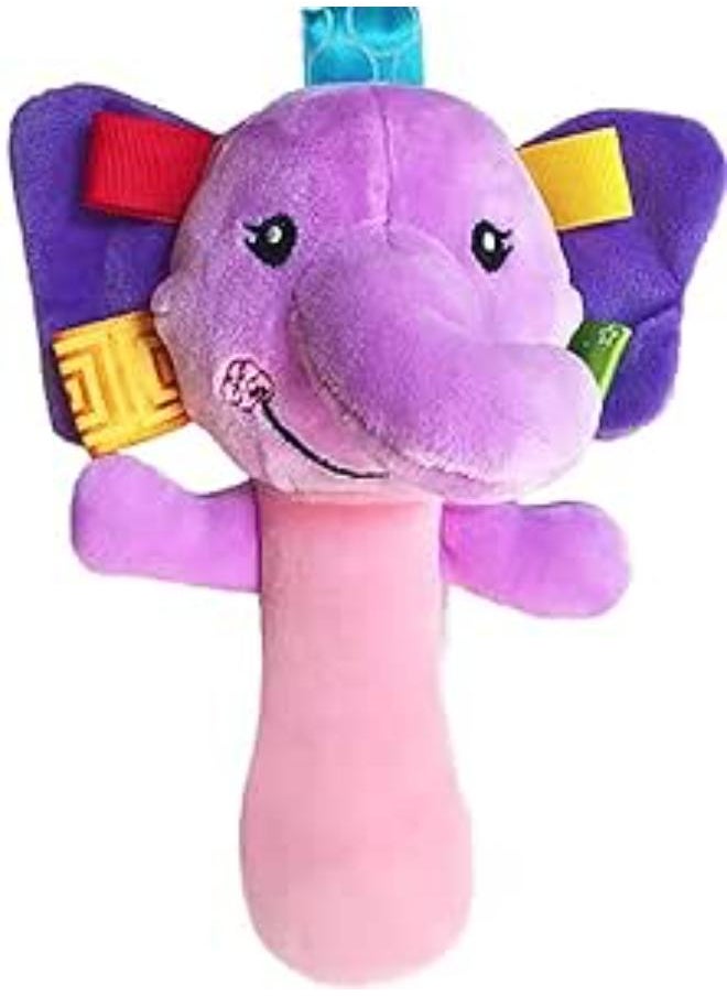 Mastela - Generic Fabric Softfill With Elephant Design Toy For Kids - Multi Color - Image 1