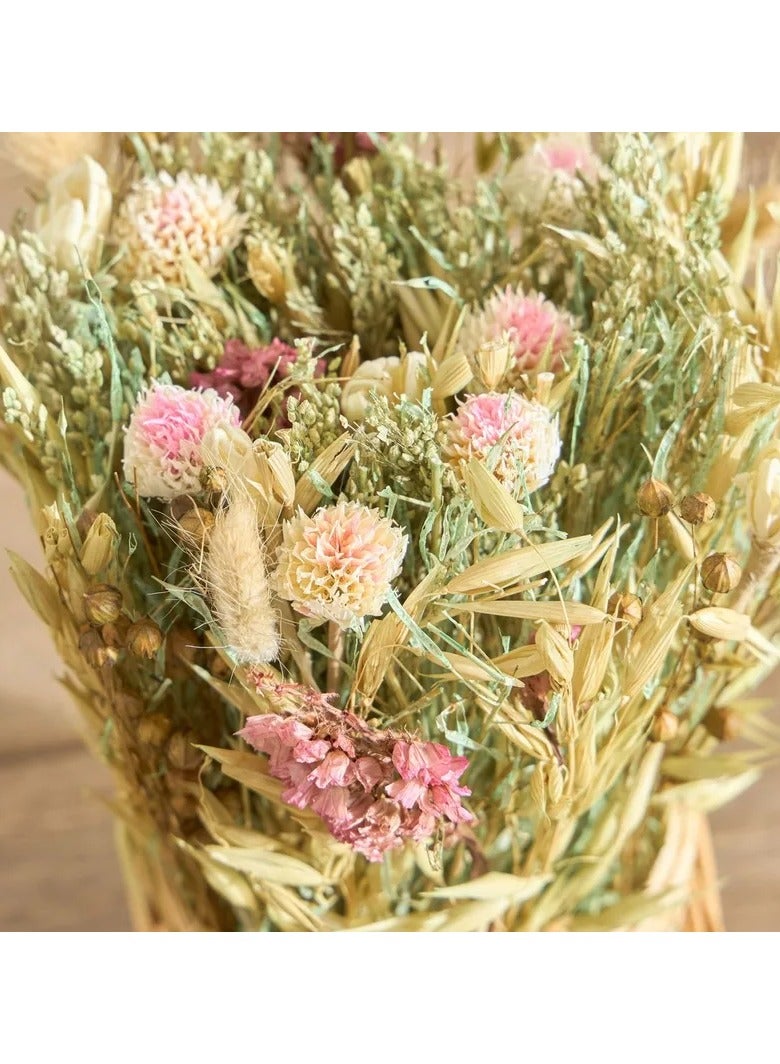هوم بوكس تنسيق زهور مايلي في سلة من الخيزران - 15 سم - Image 2