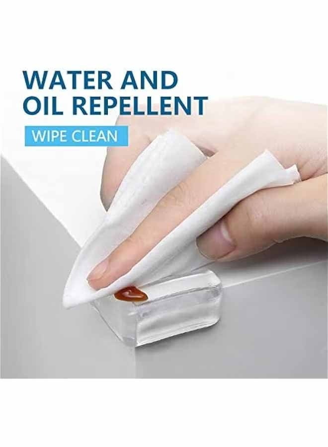 واي جيه 20 قطعة أمان حامي زاوية حماية حماية واضحة للأطفال حامي زاوية حافة مضخمات الأطفال طاولة ناعمة حامي للأطفال، الأثاث، الخزانة، طاولة القهوة - Image 4