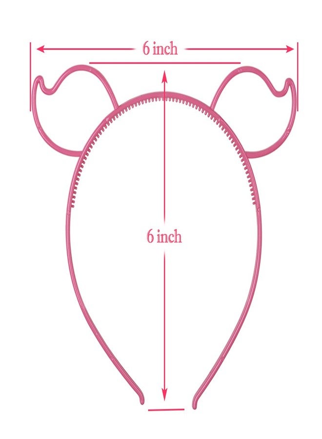 XIMA 12pcs Pig Ears Plastic Girls Headbands Children Hairbands Accessories (SP-Pig) - Image 2