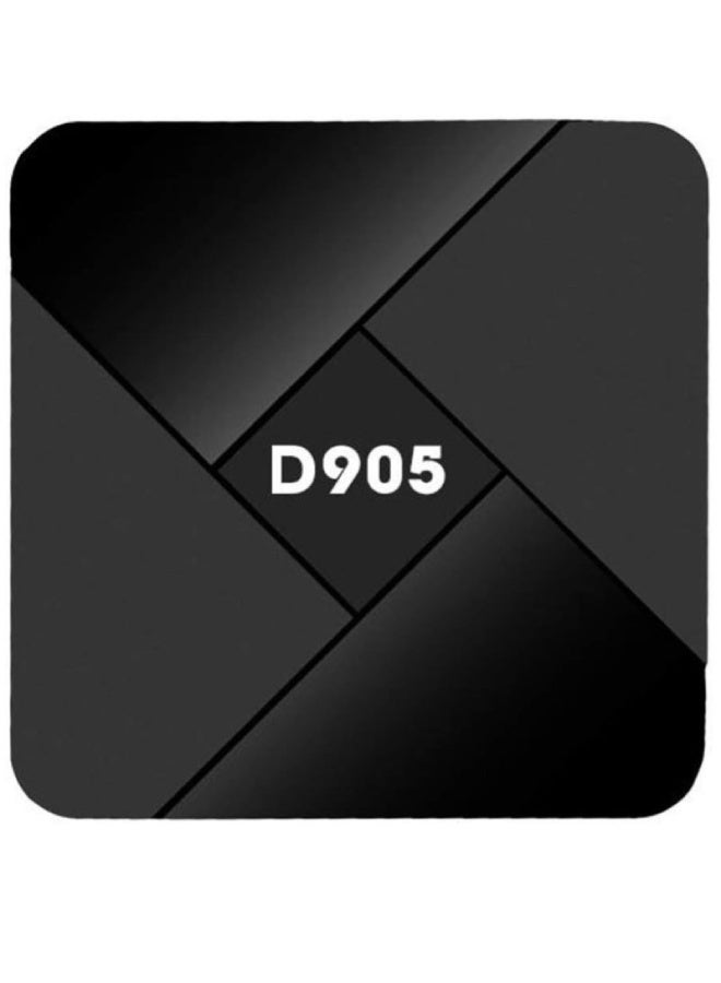 D905 Android TV Box, 4K Smart Media Player with Amlogic S905 Quad-Core Processor, 1GB RAM, 8GB Storage, Built-in WiFi, HDMI Output, Support 3D  H.265 Decoding – Black - Image 1