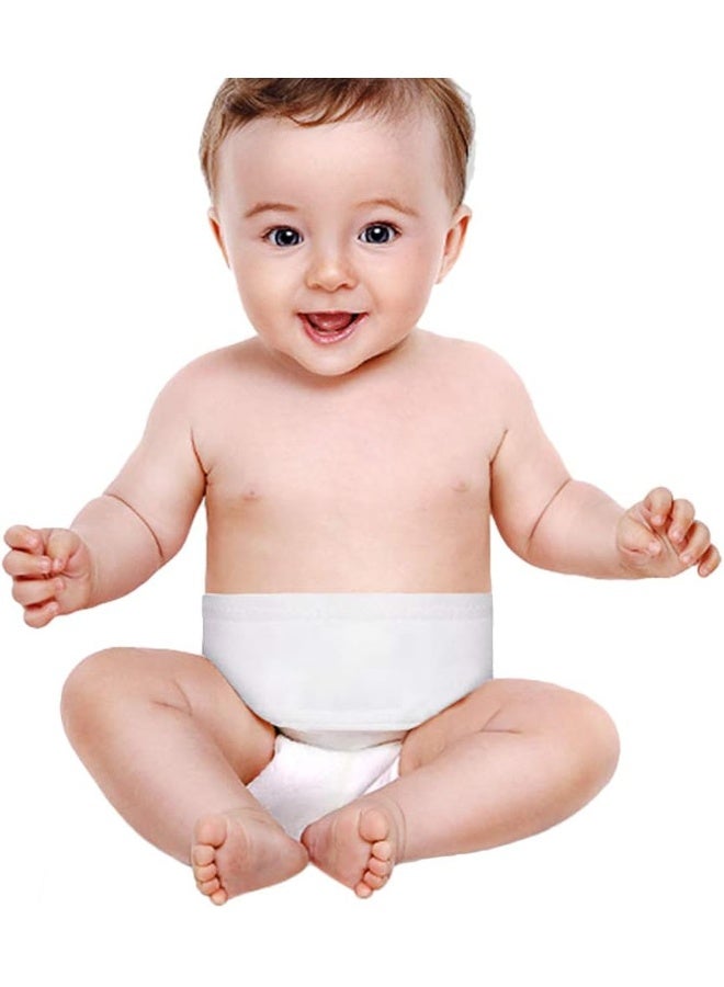 Topwon Cotton Newborn Umbilical Cord Belly Band Disposable to Protect Baby Abdomen Newborn Essentials Must Haves - 8 Pieces - Image 2