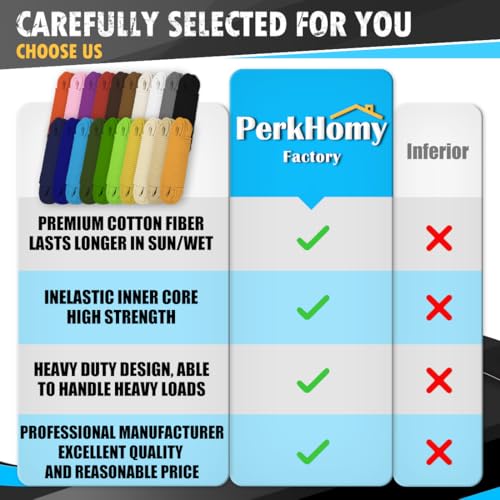 PH PERKHOMY PerkHomy 100 ft 3/16" (5mm) Cotton Rope Multi Purpose Utility Diamond Braided Cord, Natural Cotton for Clothes Line Camping Crafting Flag Pole, Natural White - Image 3
