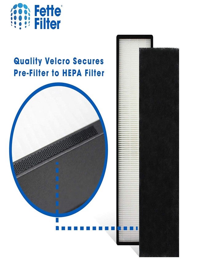 Fette Filter - FLT4825 Premium True HEPA H13 Filter B Compatible with GermGuardian Air Purifier AC4825 Series AC4300BPTCA AC4850PT AC4900CA CDAP4500BCA Oransi Finn Black & Decker BXAP148 1-Pack - Image 5