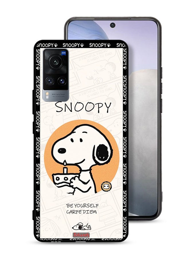 Tolwak Vivo X60 Protective Case Cover Snoopy Be Yourself - Image 1